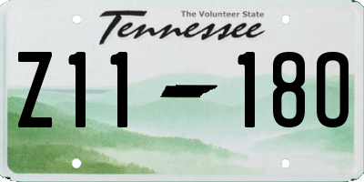 TN license plate Z1118O