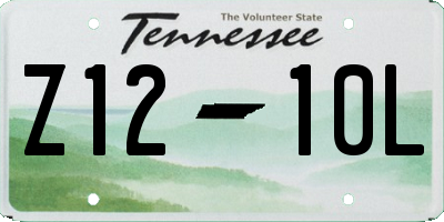 TN license plate Z1210L