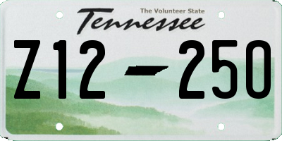 TN license plate Z1225O