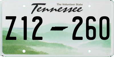 TN license plate Z1226O