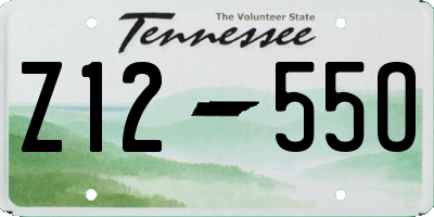 TN license plate Z1255O