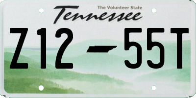 TN license plate Z1255T
