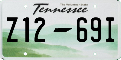 TN license plate Z1269I