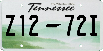 TN license plate Z1272I
