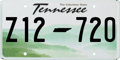 TN license plate Z1272O