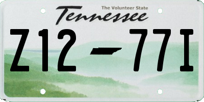 TN license plate Z1277I