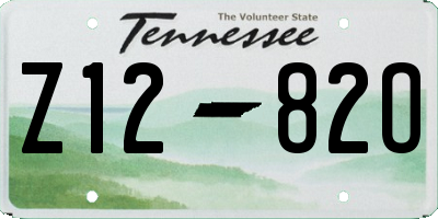 TN license plate Z1282O