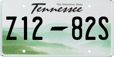 TN license plate Z1282S