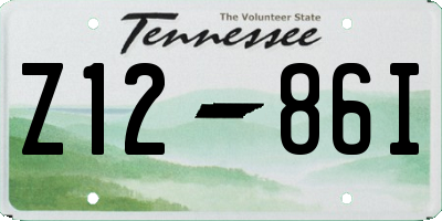 TN license plate Z1286I