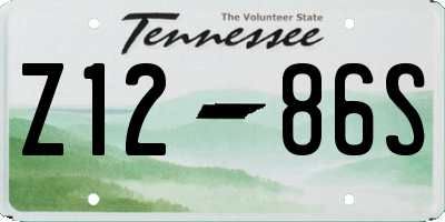 TN license plate Z1286S