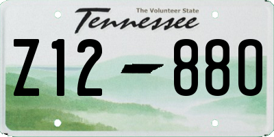 TN license plate Z1288O