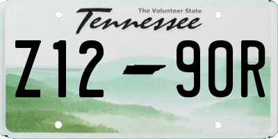 TN license plate Z1290R