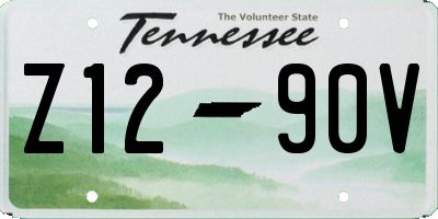 TN license plate Z1290V