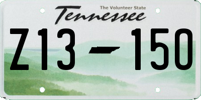 TN license plate Z1315O