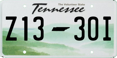 TN license plate Z1330I