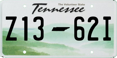TN license plate Z1362I