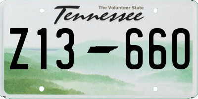 TN license plate Z1366O