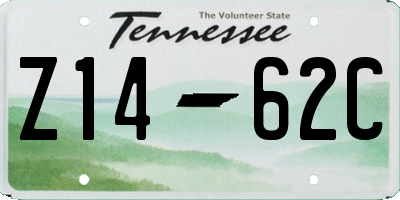 TN license plate Z1462C