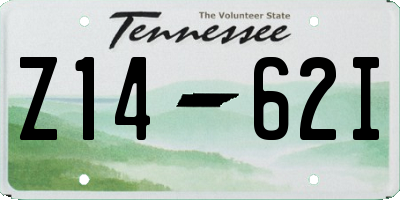 TN license plate Z1462I