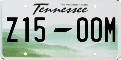 TN license plate Z1500M
