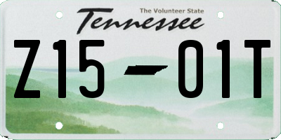 TN license plate Z1501T