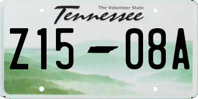 TN license plate Z1508A