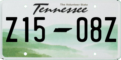 TN license plate Z1508Z