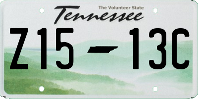 TN license plate Z1513C
