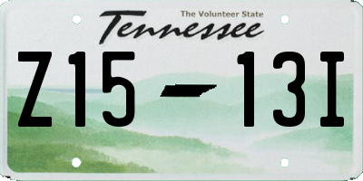 TN license plate Z1513I