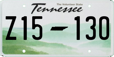 TN license plate Z1513O