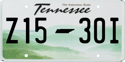 TN license plate Z1530I