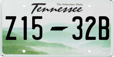 TN license plate Z1532B