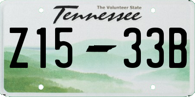TN license plate Z1533B