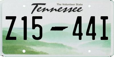 TN license plate Z1544I