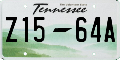 TN license plate Z1564A