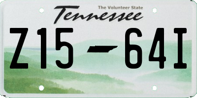 TN license plate Z1564I