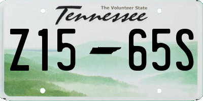TN license plate Z1565S