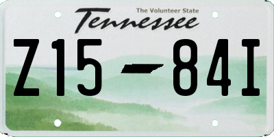 TN license plate Z1584I