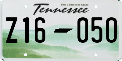 TN license plate Z1605O