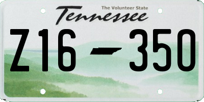 TN license plate Z1635O
