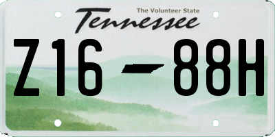 TN license plate Z1688H