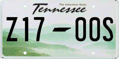 TN license plate Z1700S