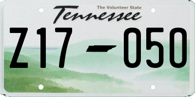 TN license plate Z1705O