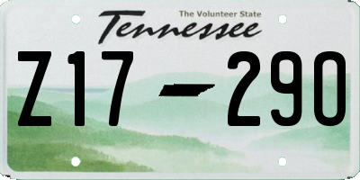 TN license plate Z1729O