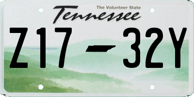 TN license plate Z1732Y
