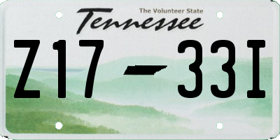TN license plate Z1733I