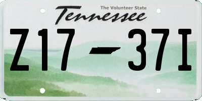 TN license plate Z1737I