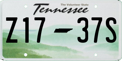 TN license plate Z1737S