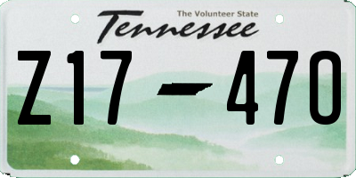TN license plate Z1747O