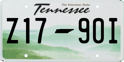 TN license plate Z1790I